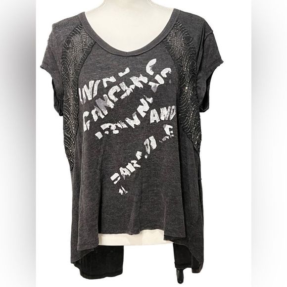 WE THE FREE EDGY SPLIT BACK TOP SIZE XS - Picture 1 of 4